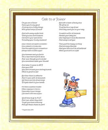 Ode to a Joiner