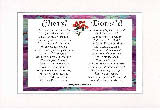 sample purple and green dual name