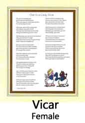 Click Here to View Female Vicar Ode